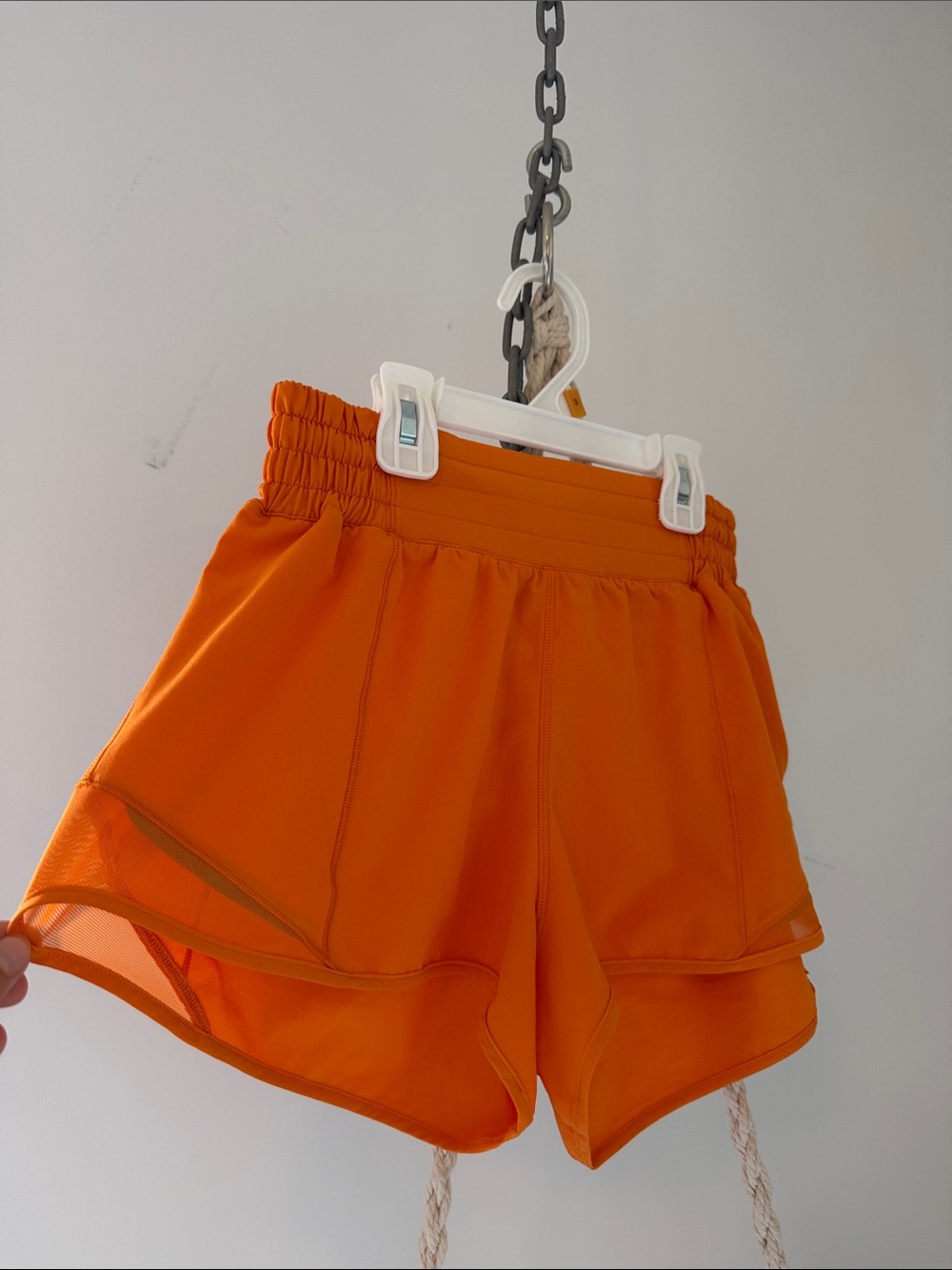 lululemon athletica Orange Layered Athletic Shorts